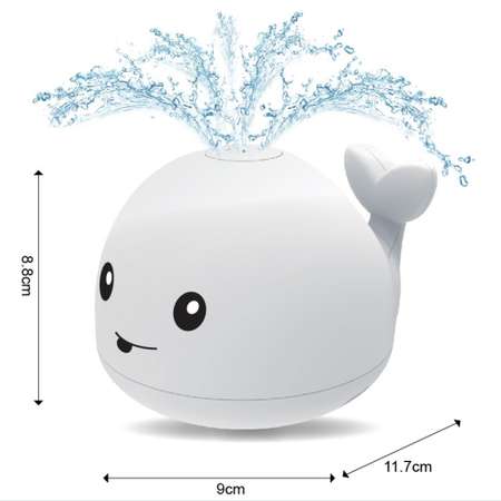 Игрушка для ванной Salto Surprise интерактивная Китёнок с фонтанчиком белый
