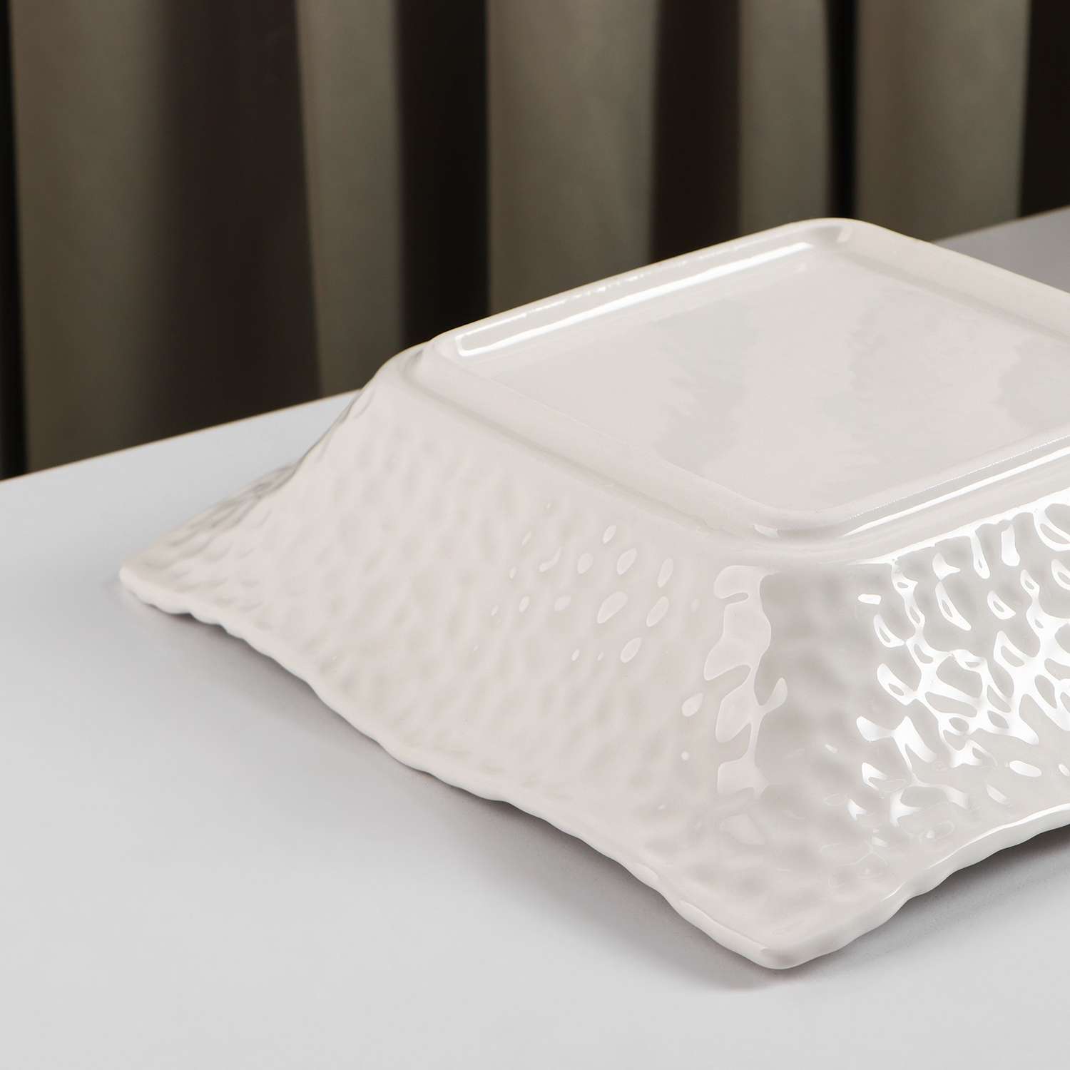 Салатник Sima-Land керамический «Воздушность» 800 мл d=21.7 см цвет белый - фото 3