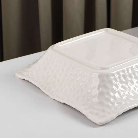 Салатник Sima-Land керамический «Воздушность» 800 мл d=21.7 см цвет белый