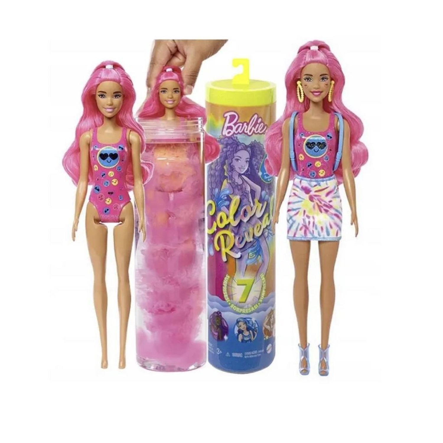 Кукла модельная Barbie Неоновая HCC67 - фото 5