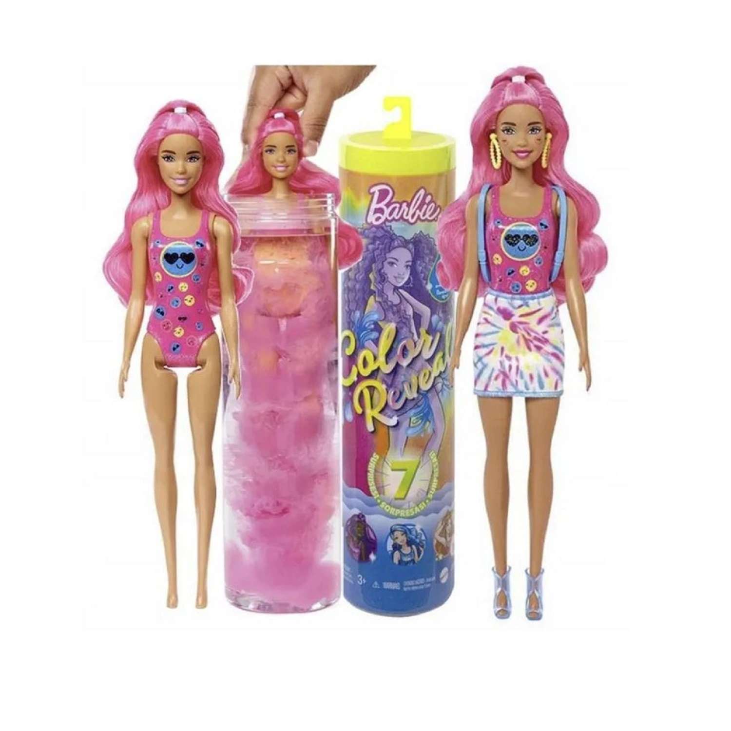 Кукла Barbie Неоновая серия в непрозрачной упаковке (Сюрприз) HCC67 HCC67 - фото 5