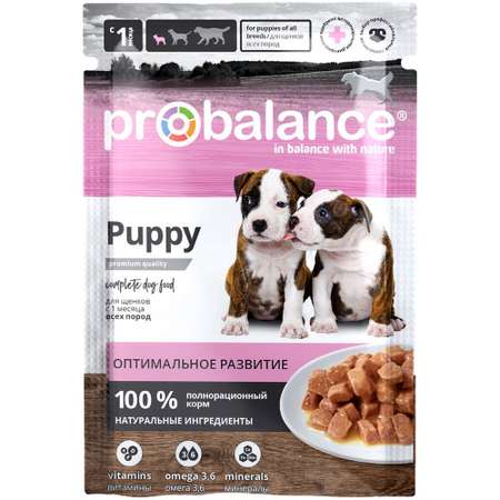 Корм консервированный ProBalance Puppy Immuno Protection для щенков 85 г