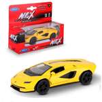 Автомобиль Welly Lamborghini 1:38 желтый