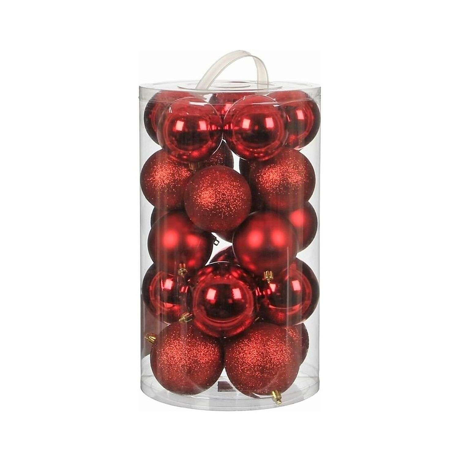 Набор шаров Uniglodis Цвет: красный 4 см 00111792 - фото 1