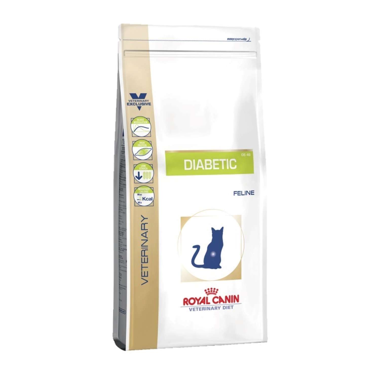 Корм для кошек ROYAL CANIN Diabetic DS46 лечение сахарного диабета 0.4кг - фото 1