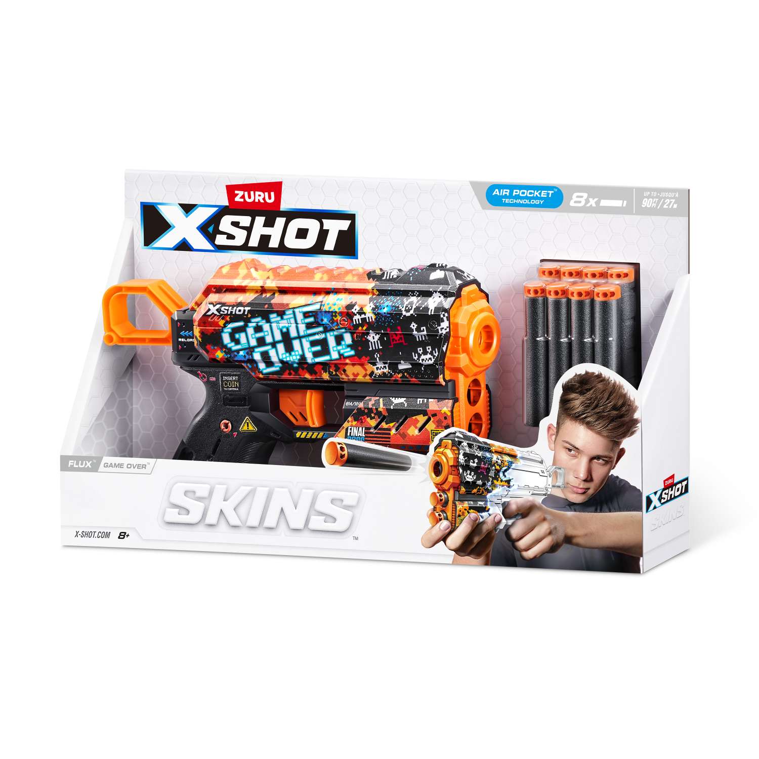 Набор для стрельбы X-SHOT  Скинс флакс Стрела 36516E - фото 11
