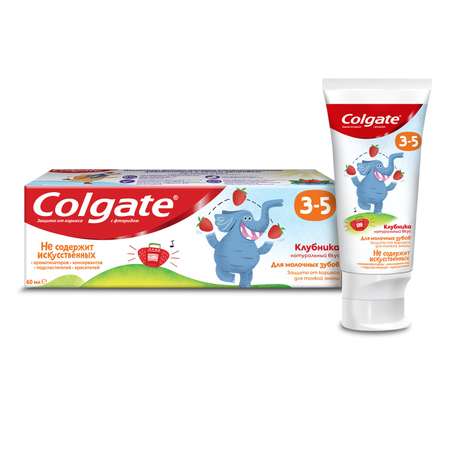 Зубная паста Colgate Клубника 60мл 3-5лет