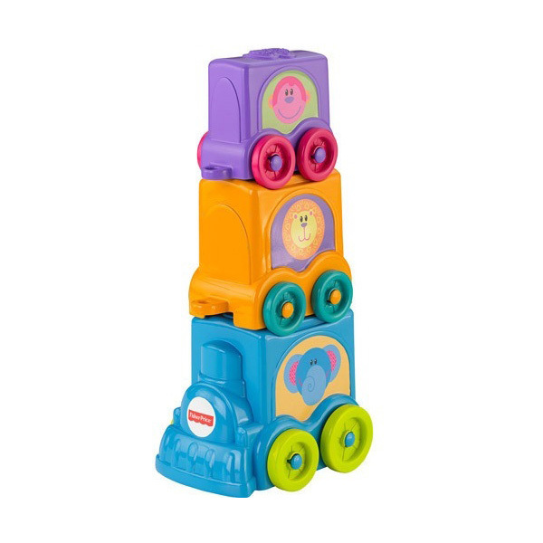 Кубики-блоки Fisher Price Паровозики в ассортименте - фото 1