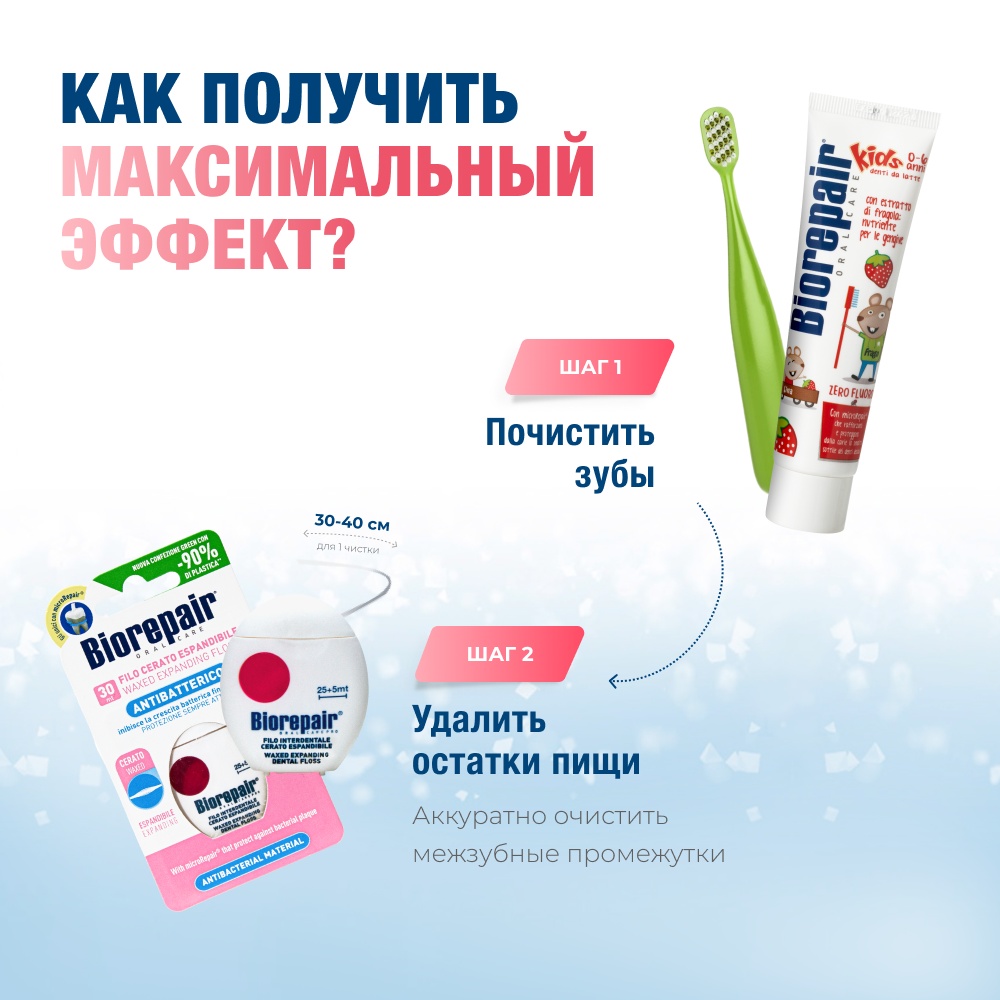 Зубная паста Biorepair Kids с земляникой - фото 10