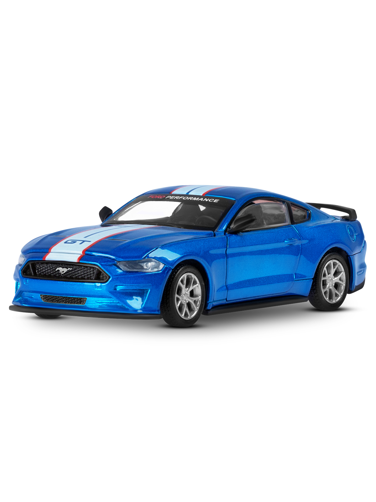 Автомобиль AUTODRIVE Ford Mustang Сборная модель 1:42 синий JB1251640 - фото 9