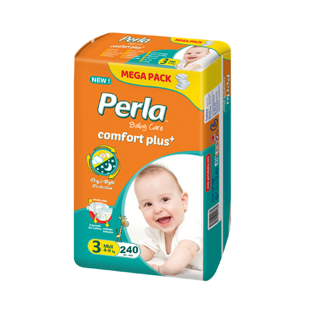 Подгузники Perla 240 шт. 3