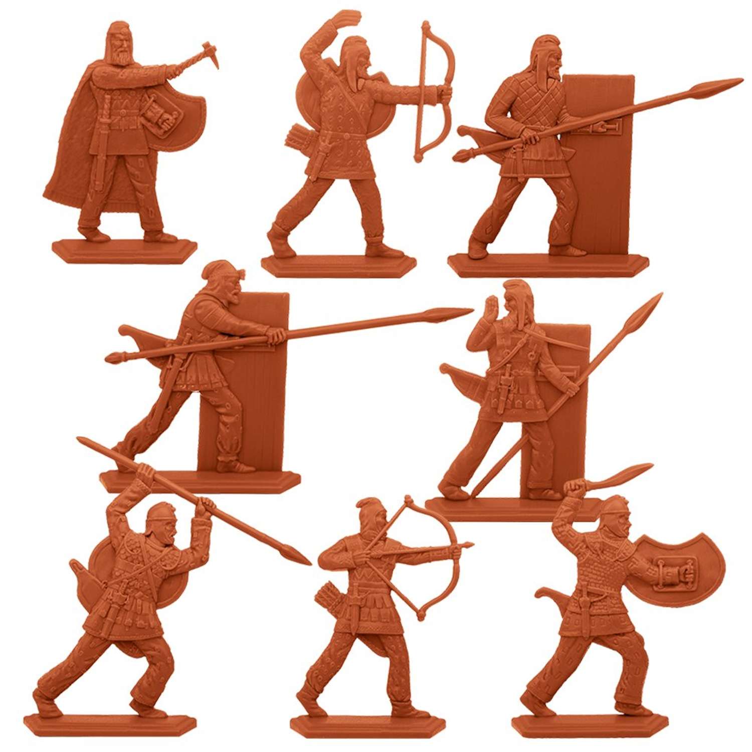 Набор солдатиков Викинги (из гибкого пластика)