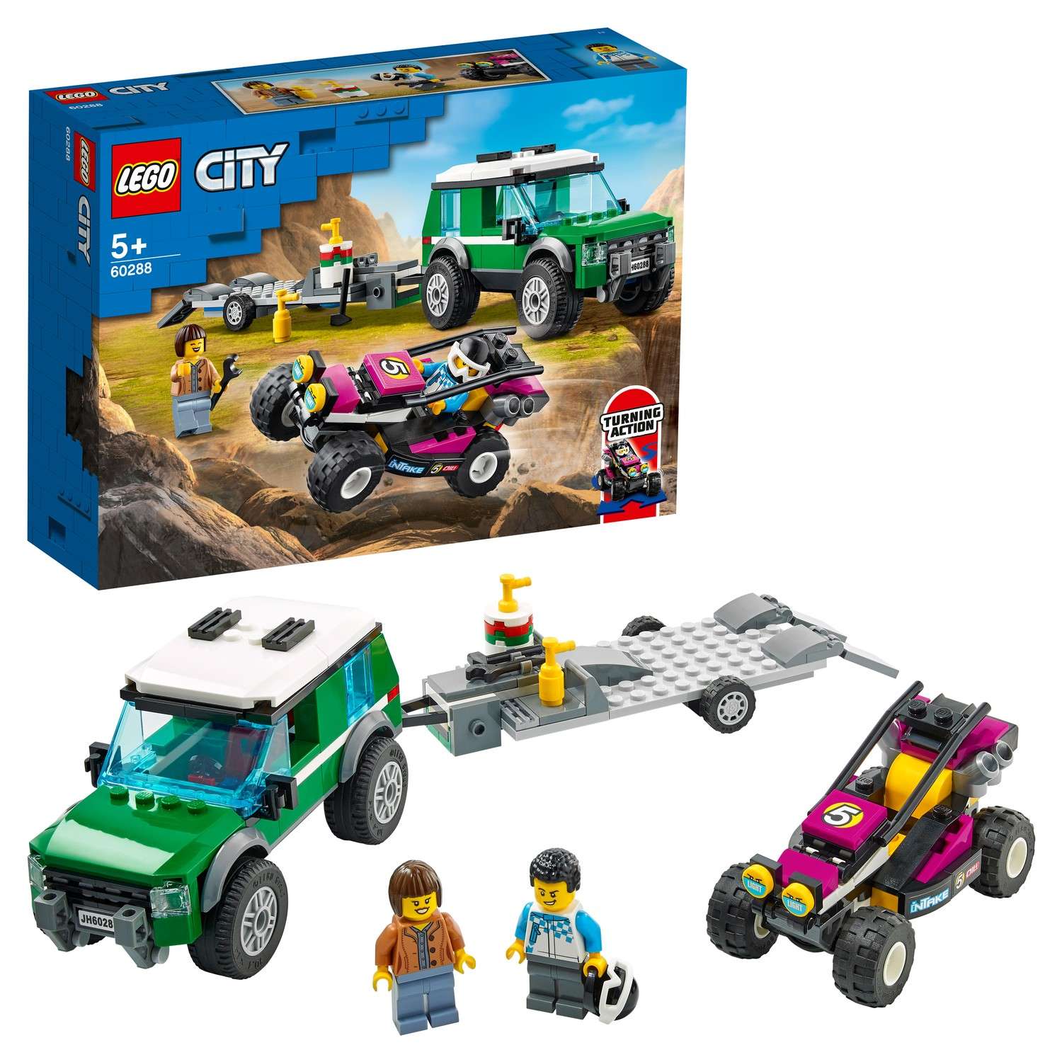 Конструктор LEGO City Great Vehicles Транспортировка карта 60288 - фото 1
