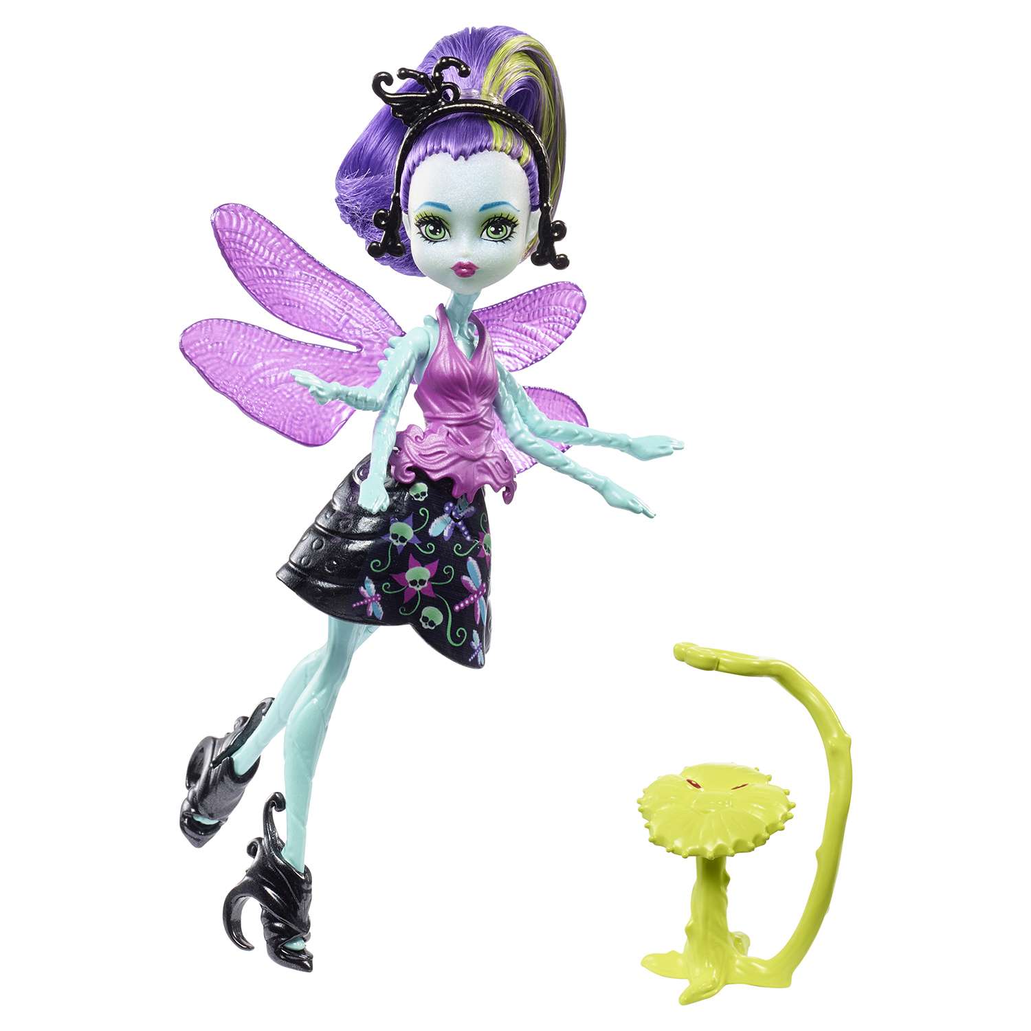 Мини-кукла Monster High Цветочные монстрики с питомцами FCV48 FCV47 - фото 1