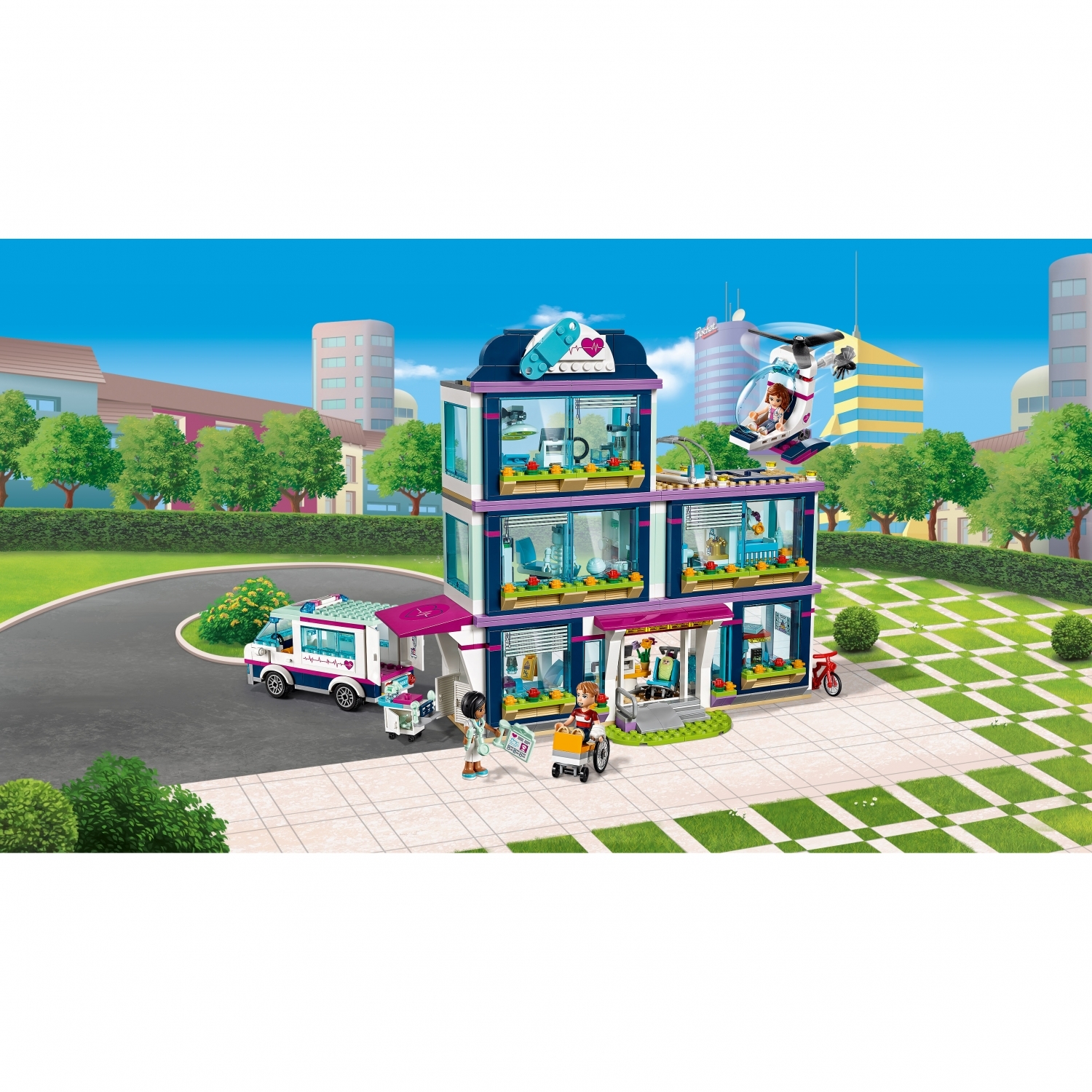 Конструктор LEGO Friends Клиника Хартлейк-Сити (41318) - фото 4