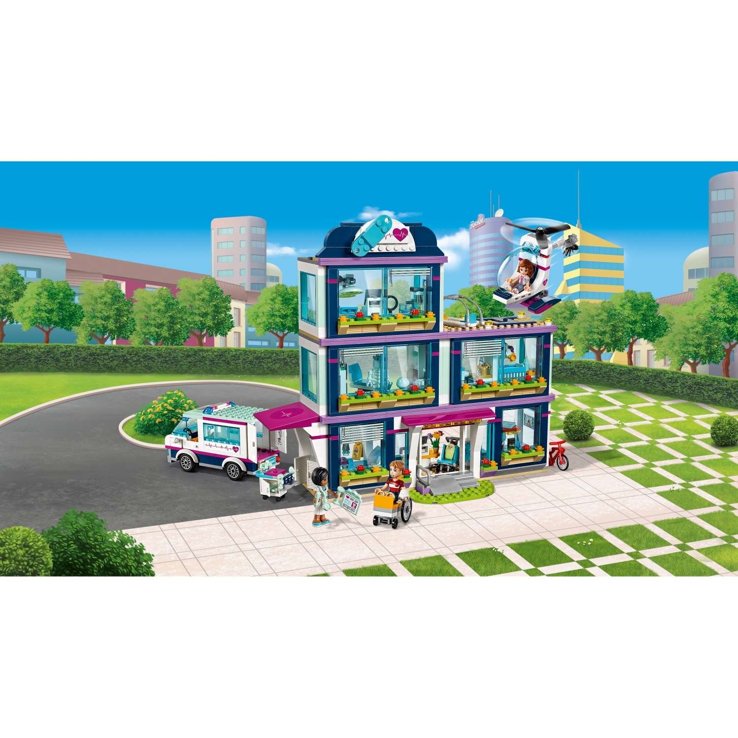 Конструктор LEGO Friends Клиника Хартлейк-Сити (41318) - фото 4