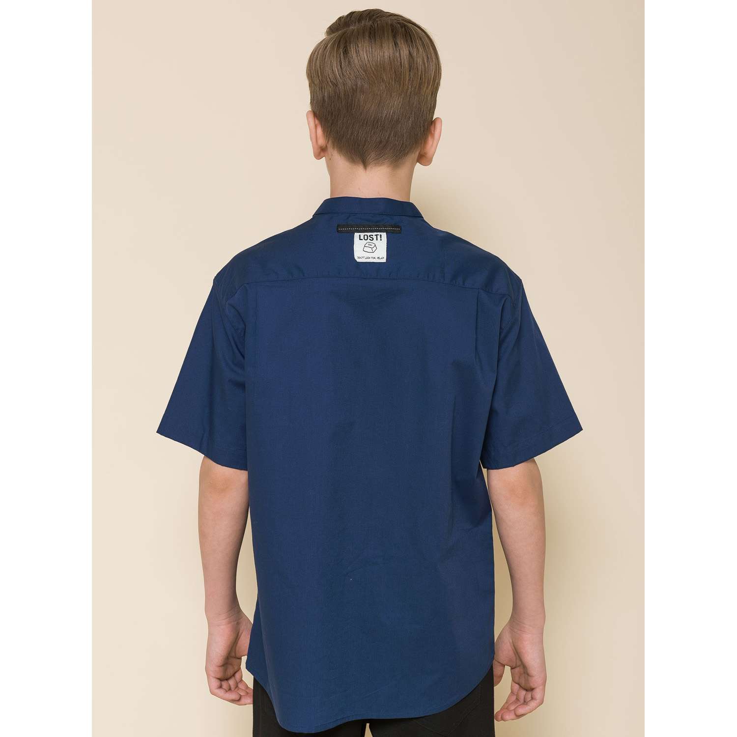 Рубашка PELICAN BWCT8117/Темно-синий - фото 2