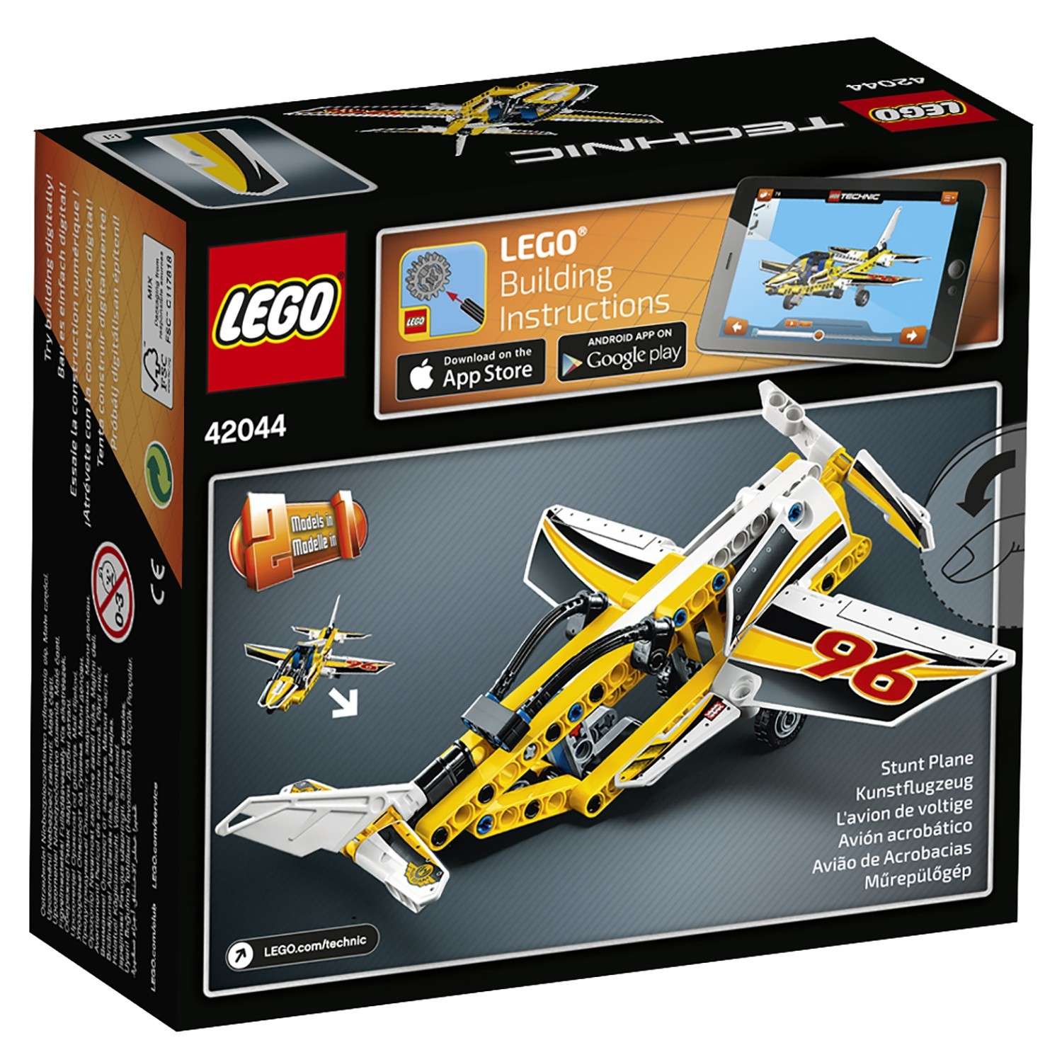 Конструктор LEGO Technic Самолёт пилотажной группы (42044) - фото 3