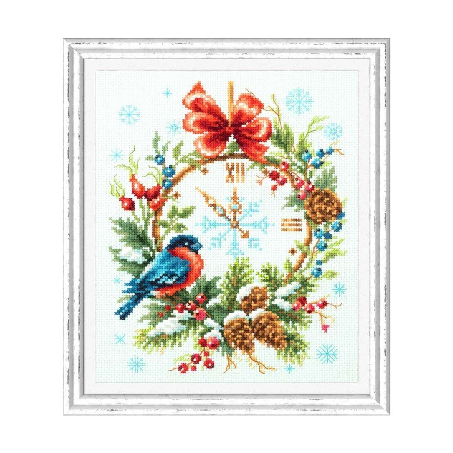 Набор для вышивания Чудесная игла крестом 100-243 Время Рождества 17х22см - фото 1