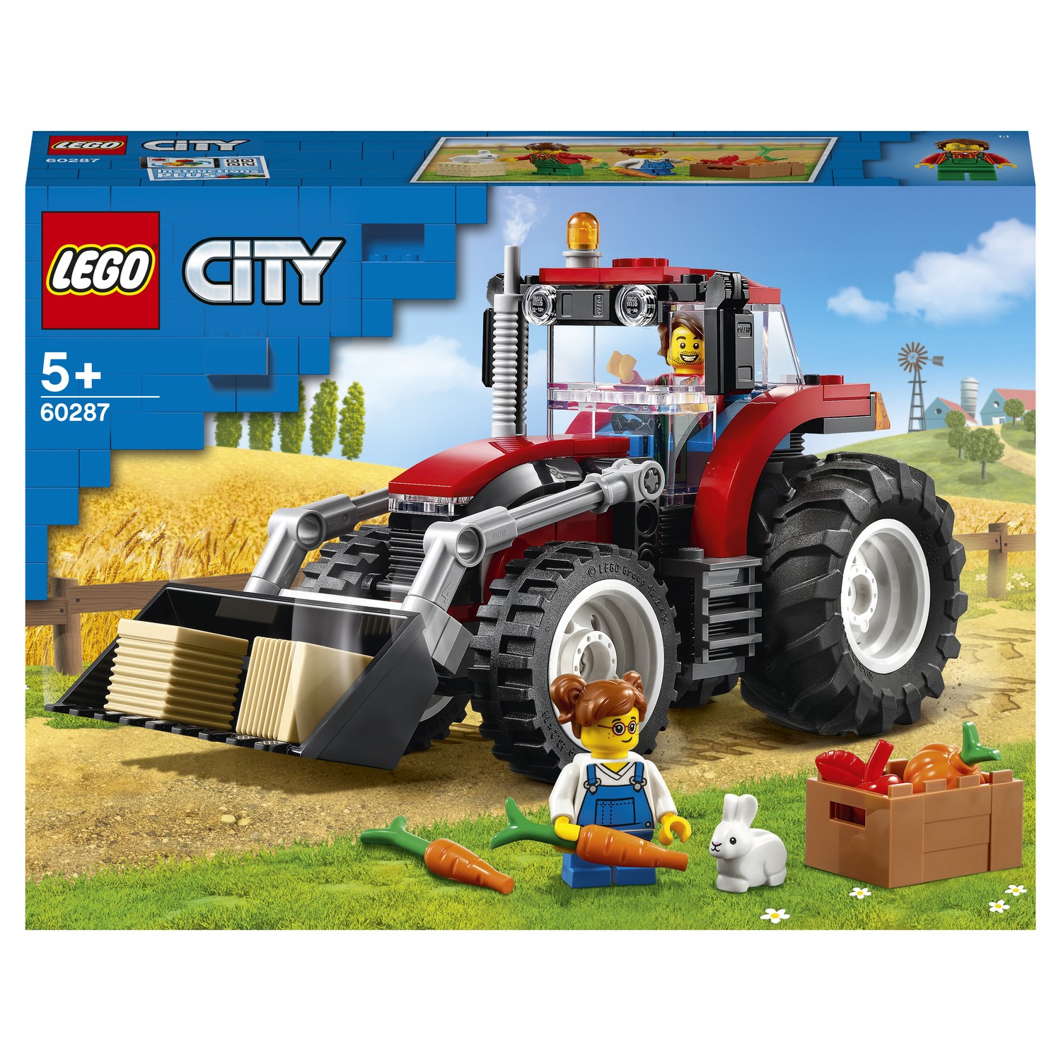 Конструктор LEGO City Great Vehicles Трактор 60287 купить по цене 1389 ₽ в  интернет-магазине Детский мир