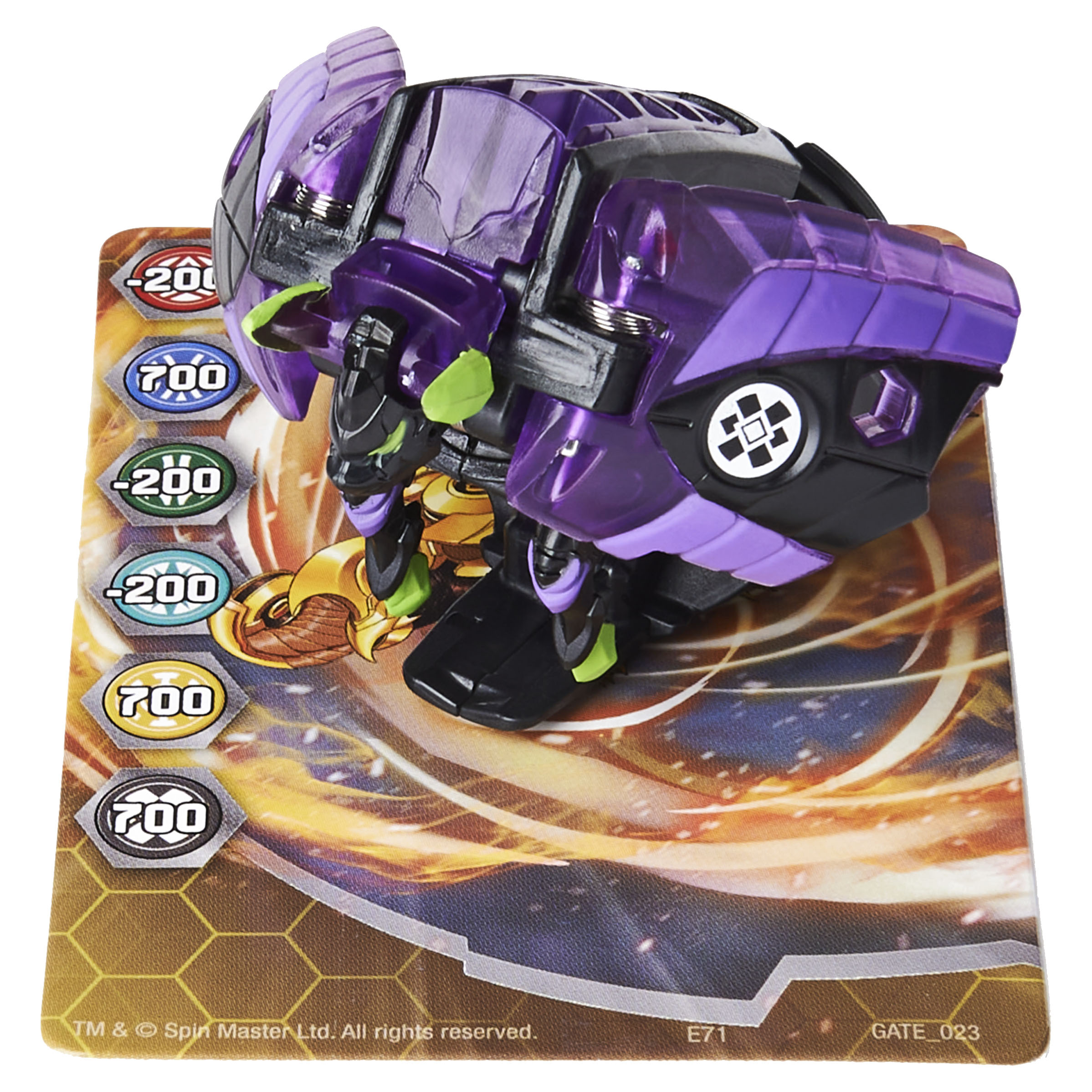 Фигурка-трансформер Bakugan Геоган S3 Bad Boss 6 Black 6059850/20134834