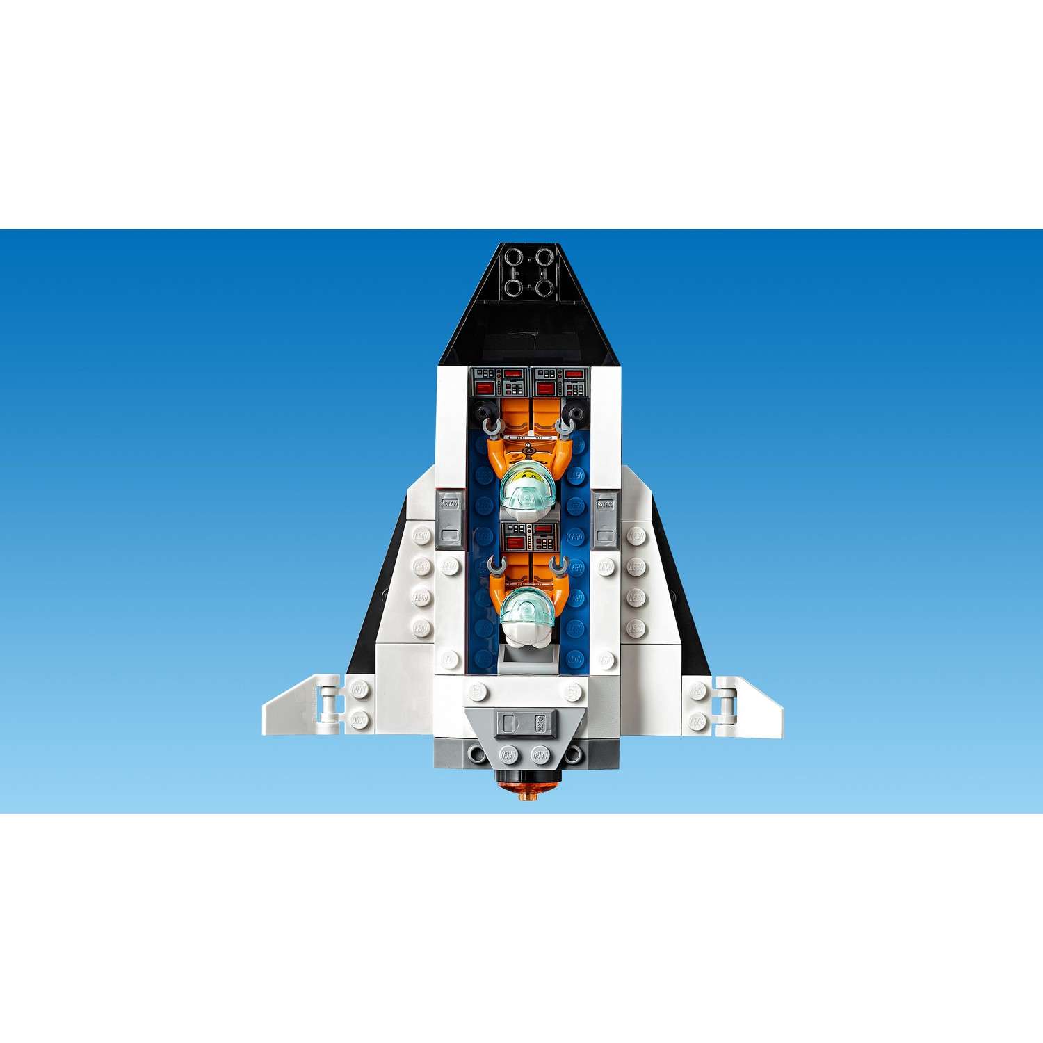 Конструктор LEGO City Space Port Площадка для сборки и транспорт для перевозки ракеты 60229 - фото 16