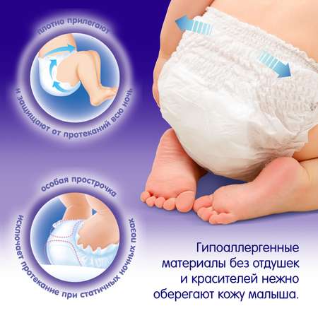 Трусики MANU ночные L (9-15 кг) 19 шт.