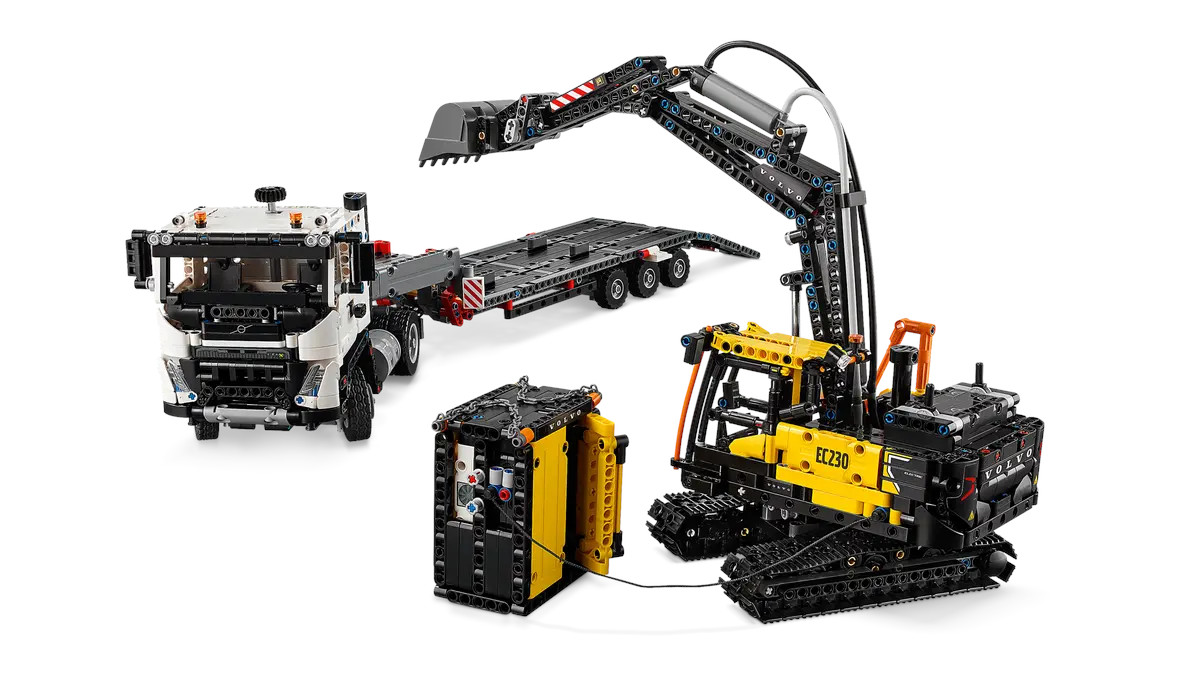 Конструктор LEGO Грузовик Volvo FMX и Экскаватор EC230 Electric 42175 - фото 5