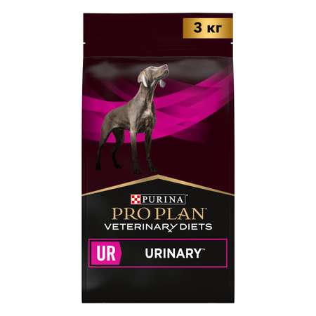 Корм для собак Purina Pro Plan Veterinary diets UR при МКБ 3кг