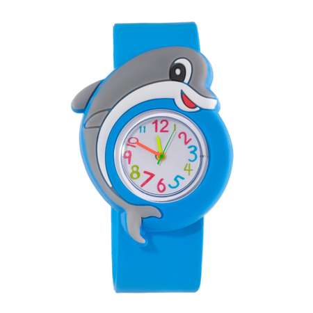 Часы Sima-Land наручные детские «Дельфин» синие
