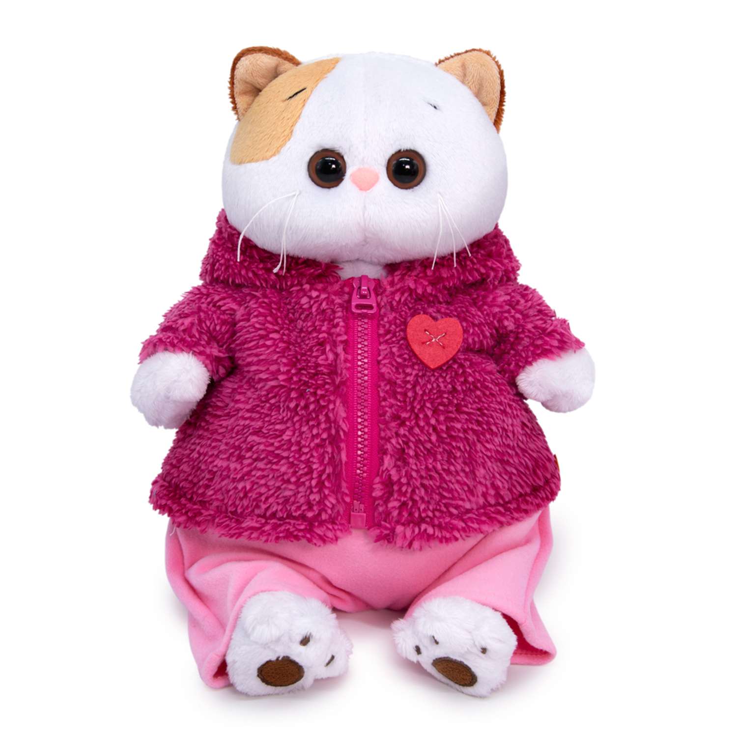 Мягкая игрушка BUDI BASA Ли-Ли в теплом костюме с сердечком 24 см LK24-094 - фото 1