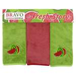 Комплект полотенец для кухни Bravo Fresh Story Арбуз 30х50 см 3 шт