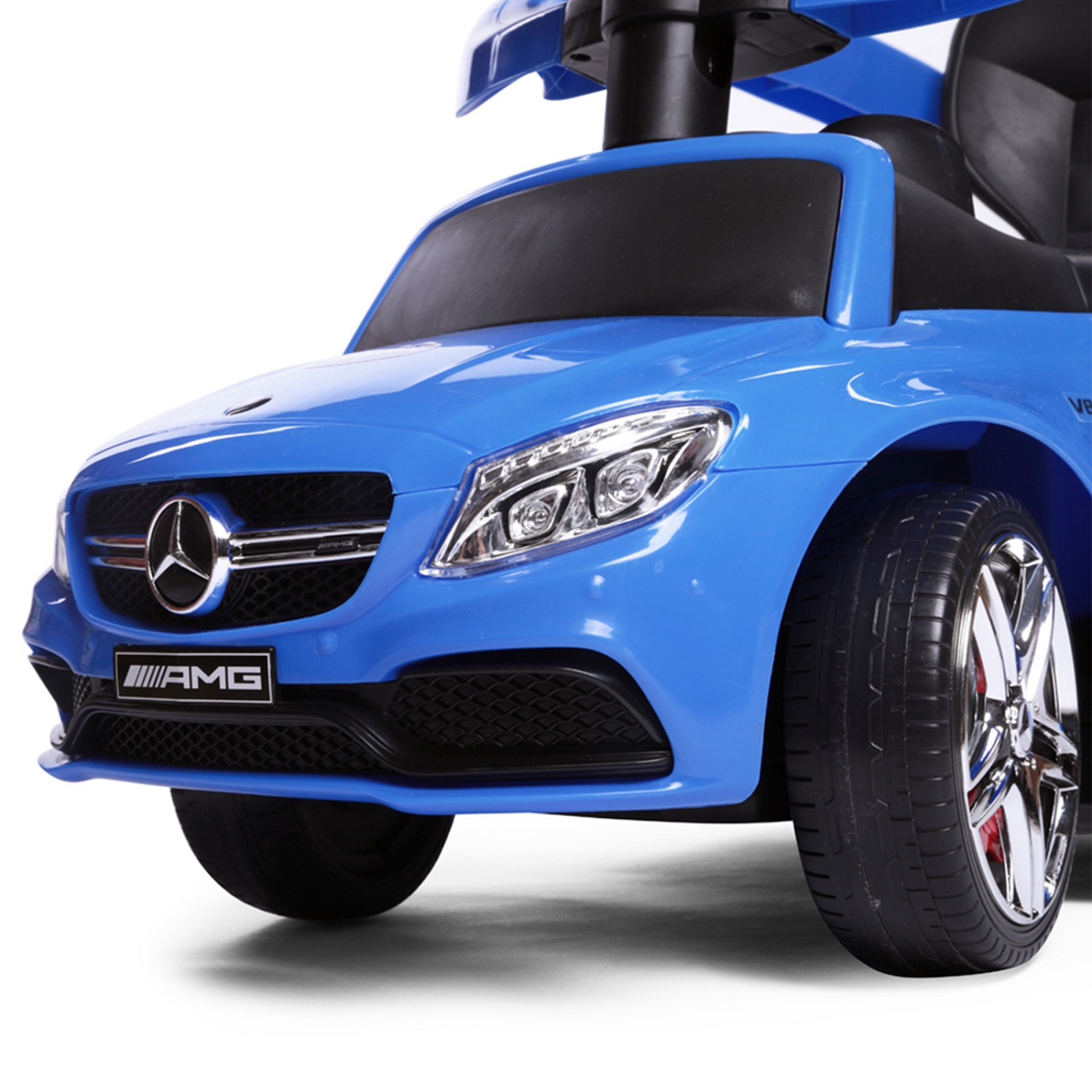 Каталка детская BabyCare AMG C63 Coupe Синий - фото 9