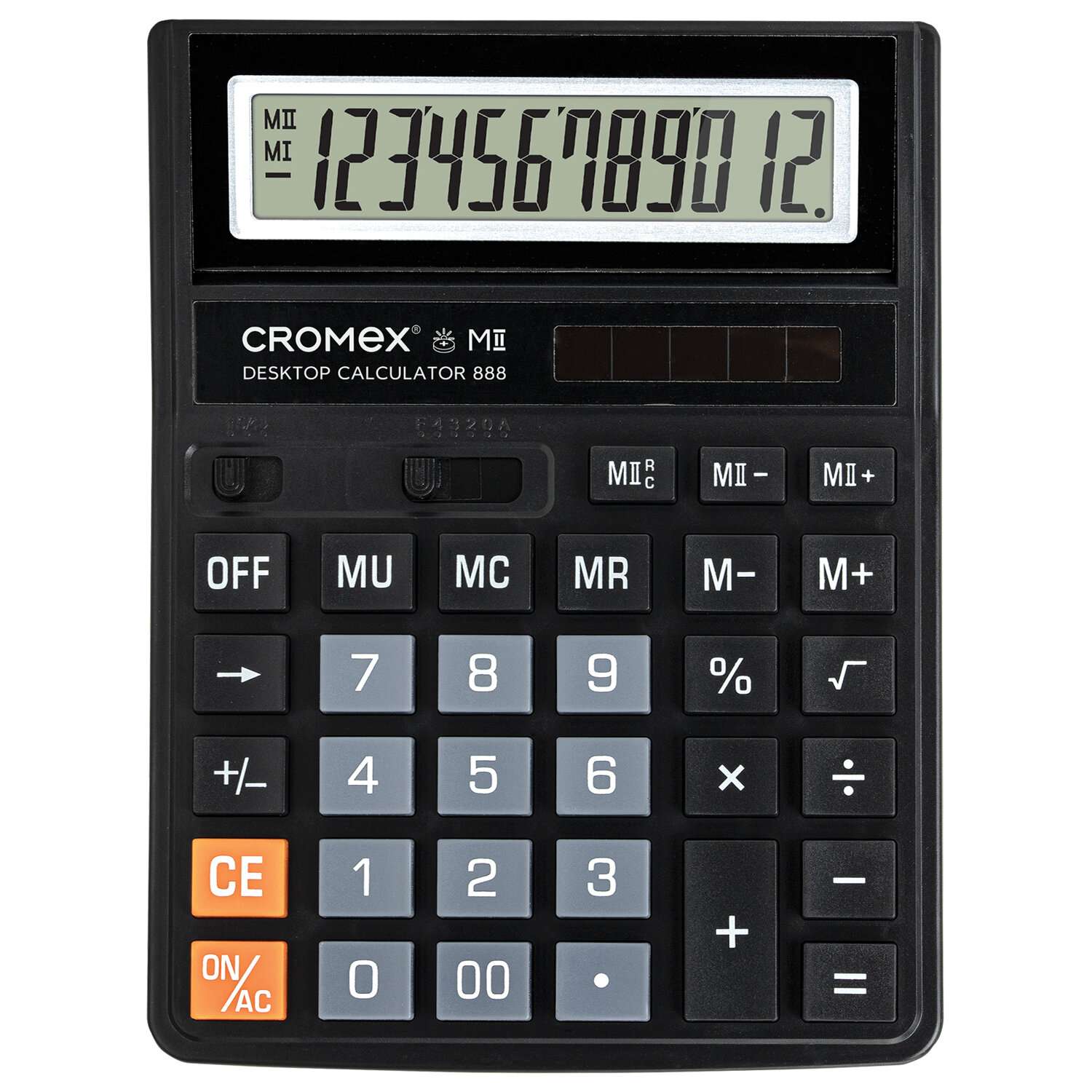 Калькулятор настольный CROMEX большой бухгалтерский 12 разрядов - фото 2