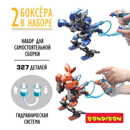 Конструктор BONDIBON Роботы Боксеры: Кенго против Мэнго серия Робототехника