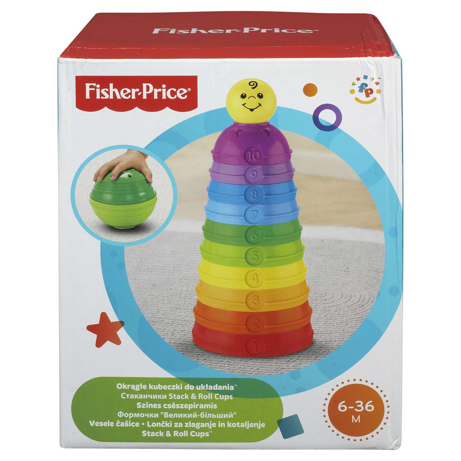 Развивающая игрушка Fisher Price Стаканчики - фото 2