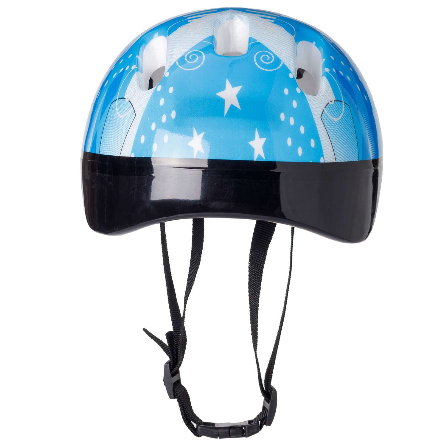 Защита Шлем BABY STYLE для роликовых коньков синий обхват головы 57 см - фото 4