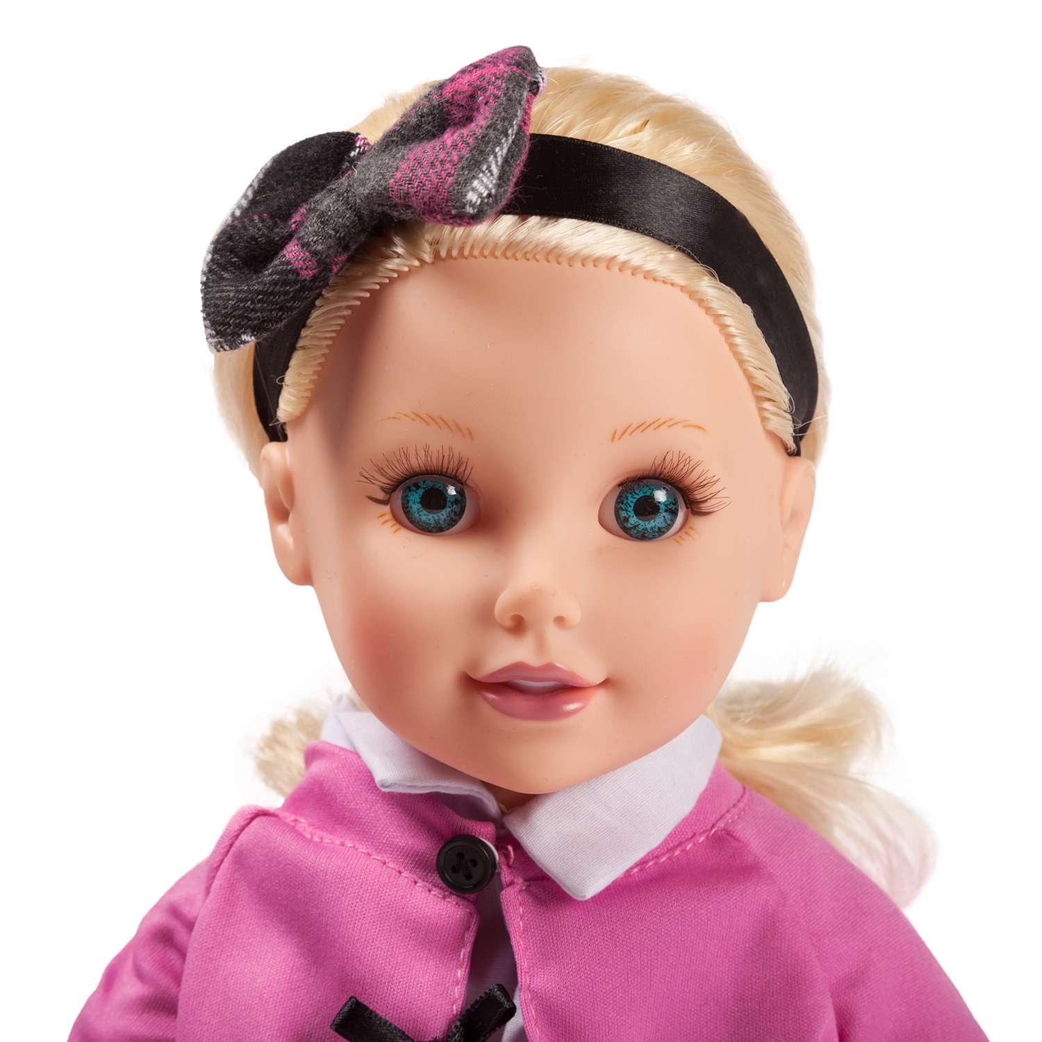 Кукла Demi Star Эмили Блондинка в розовом пиджаке юбке в клетку 8160 - фото 2