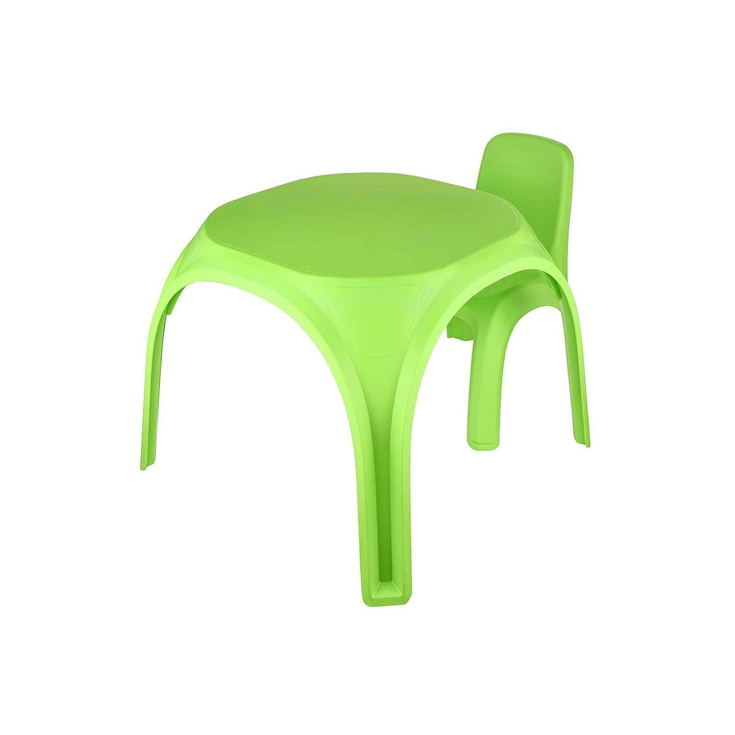 Комплект стол + стул KETT-UP ОСЬМИНОЖКА пластиковый зеленый - фото 2