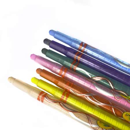 Восковые мелки Crayola выкручивающиеся 12 штук