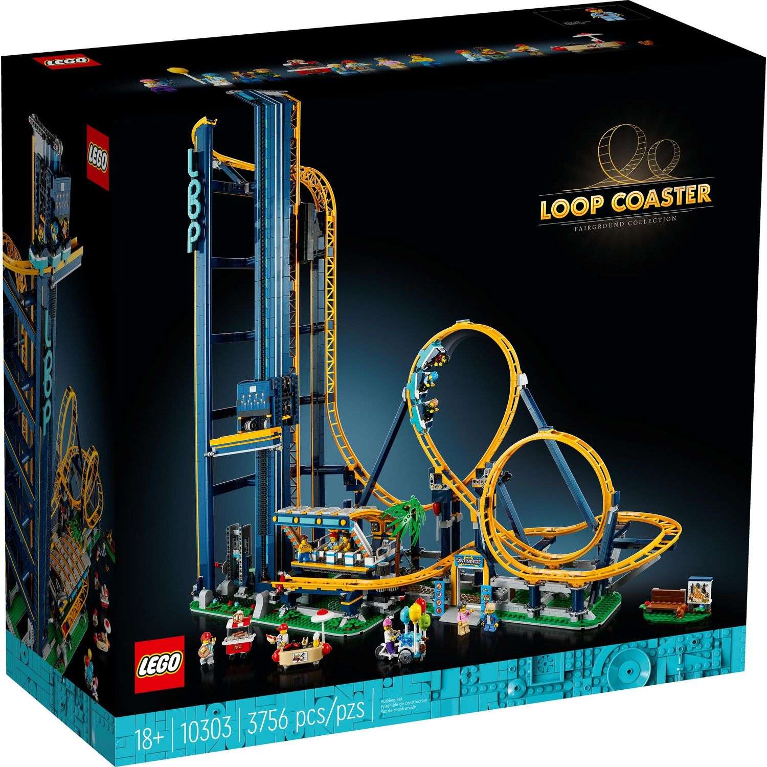 Конструктор LEGO Icons Американские горки 10303 - фото 1