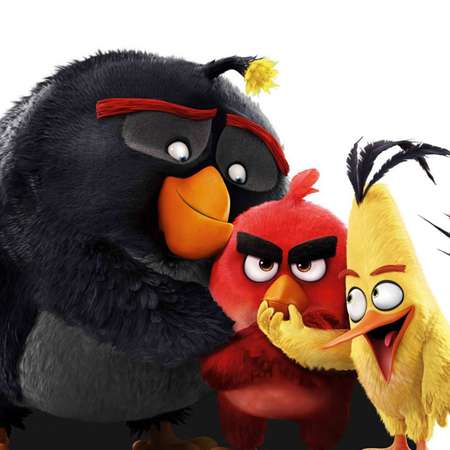 Гравюра Angry Birds эффект золота