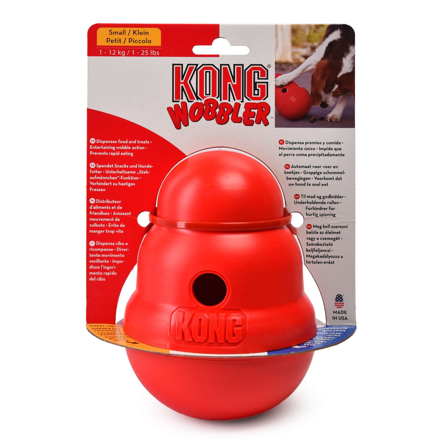 Игрушка для собак KONG Wobbler для средних пород интерактивная PW2E - фото 1