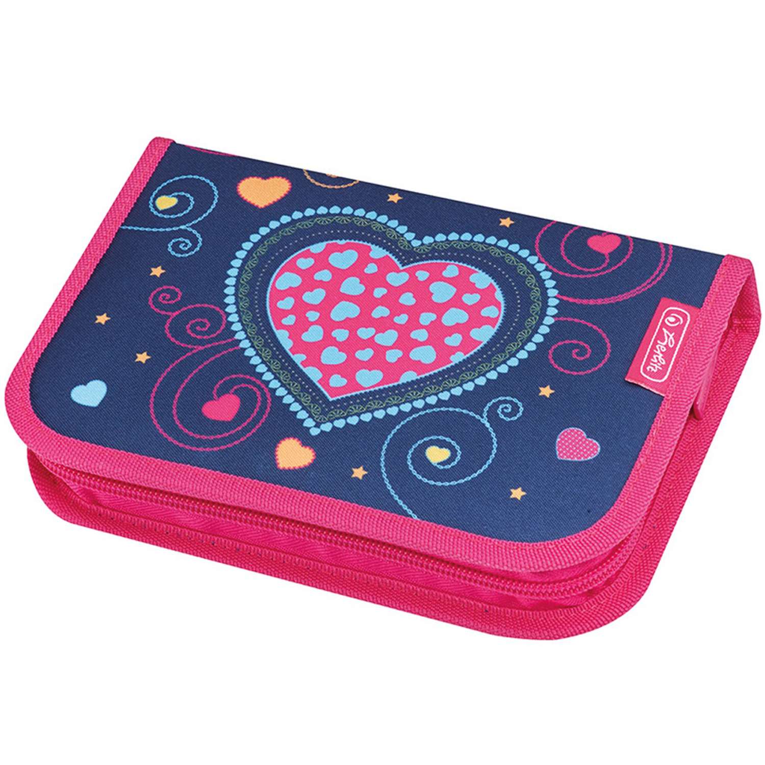 Herlitz пенал Blue Hearts