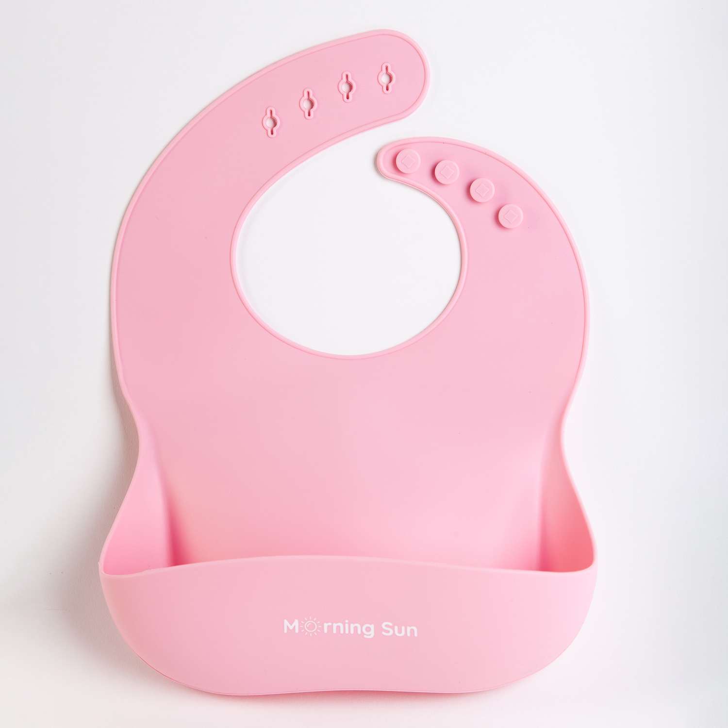 Набор детской посуды Morning Sun Силиконовый 4 предмета розовый - фото 2