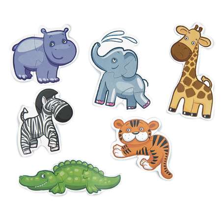 Пазл Baby Toys Крупные элементы Африканские животные 05226
