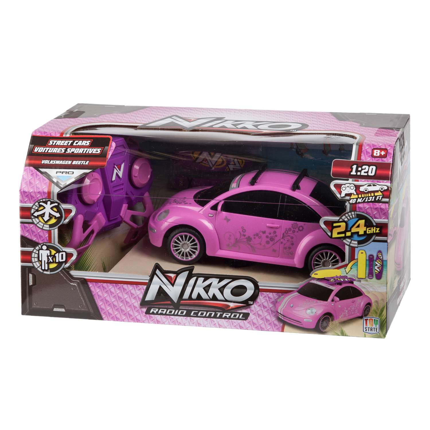 Машинка Nikko РУ 1:20 для куклы Розовая 95100 95100 - фото 2