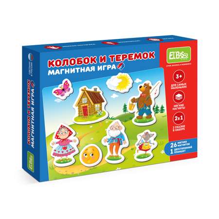 Магнитная играв El BascoKids Теремок и Колобок