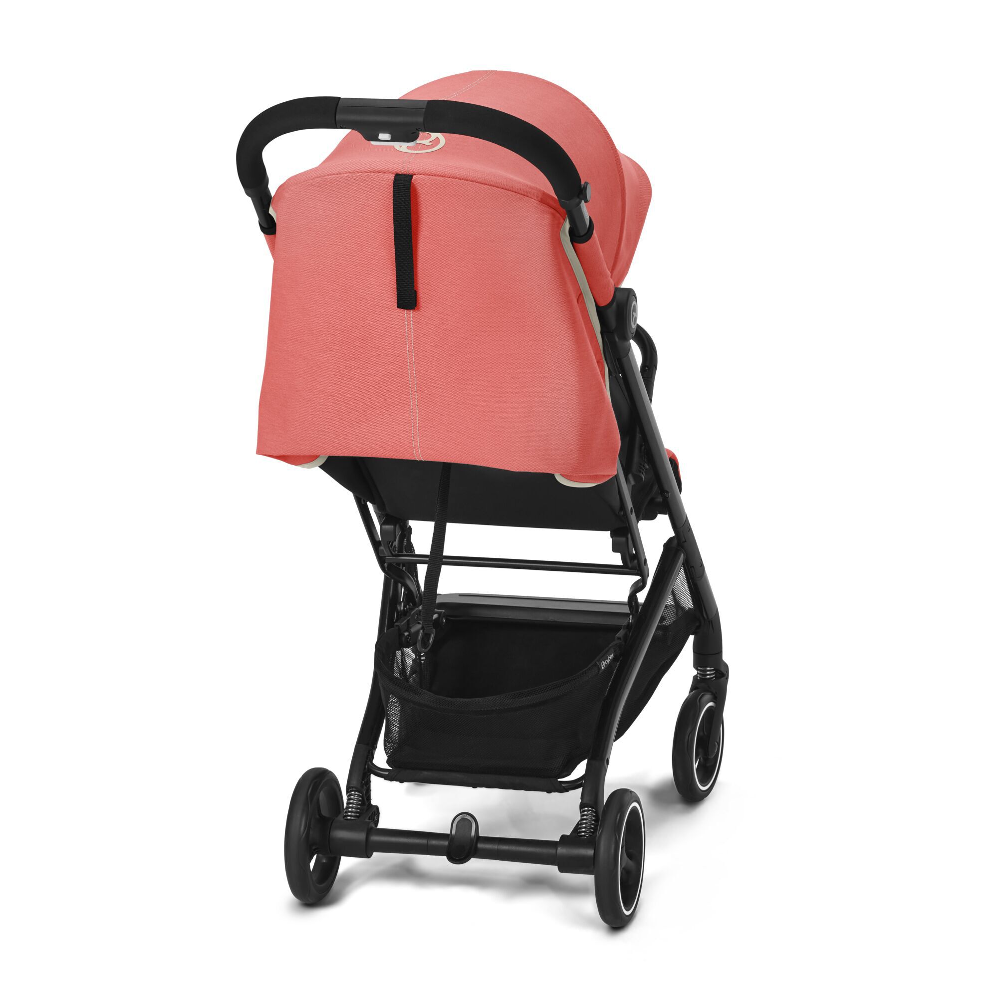 Коляская детская Cybex Beezy Hibiscus Red с дождевиком и бампером - фото 4