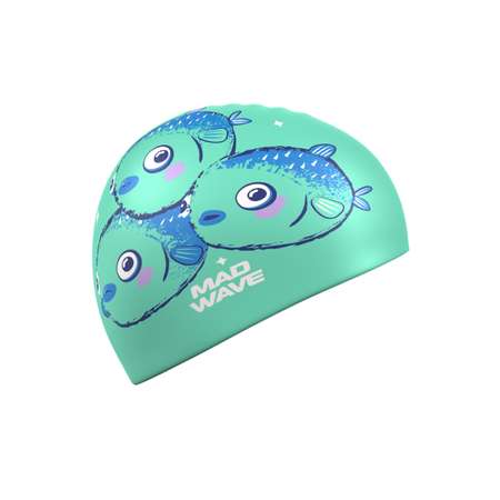 Шапочка для бассейна Mad Wave Fugu fish